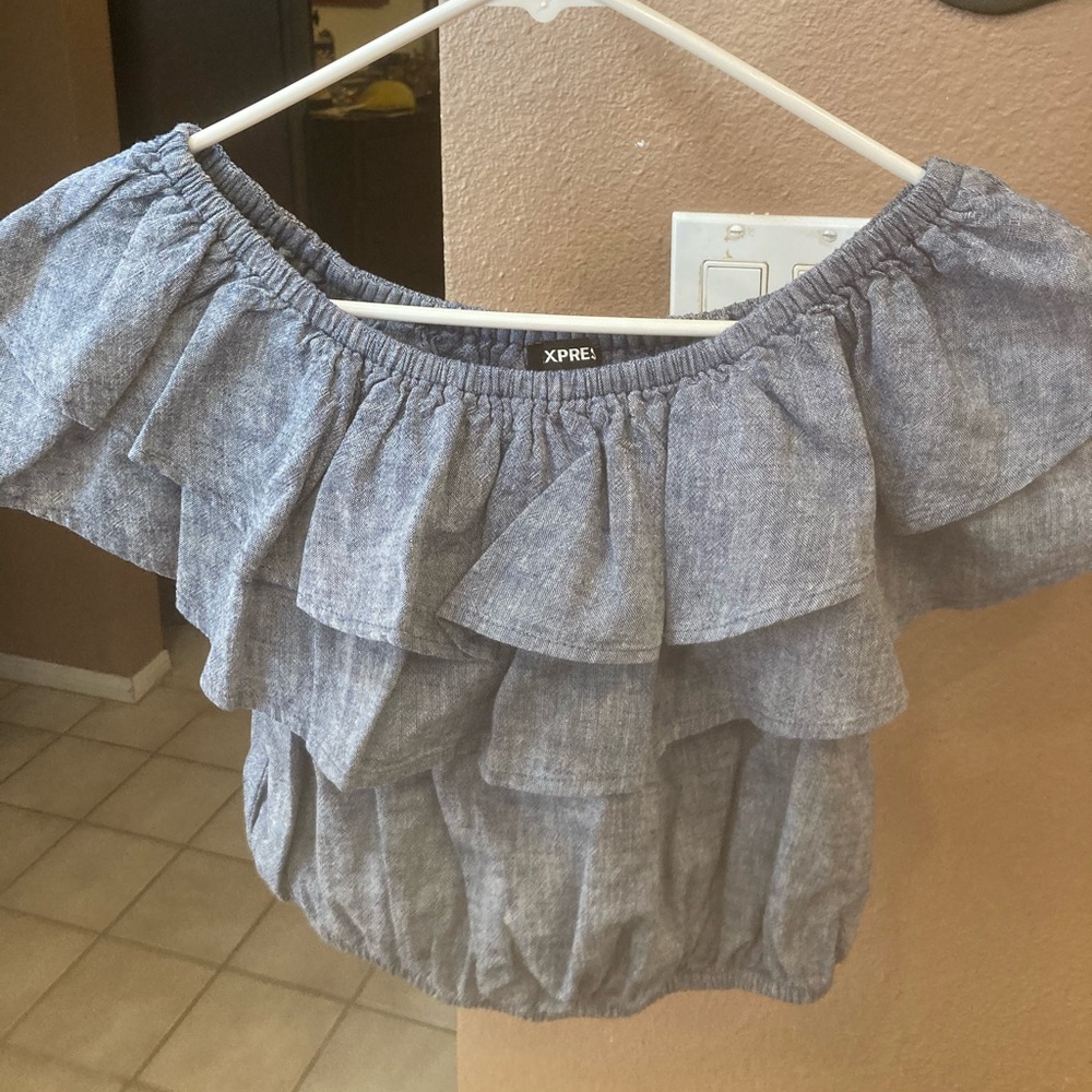 Express off shoulder top